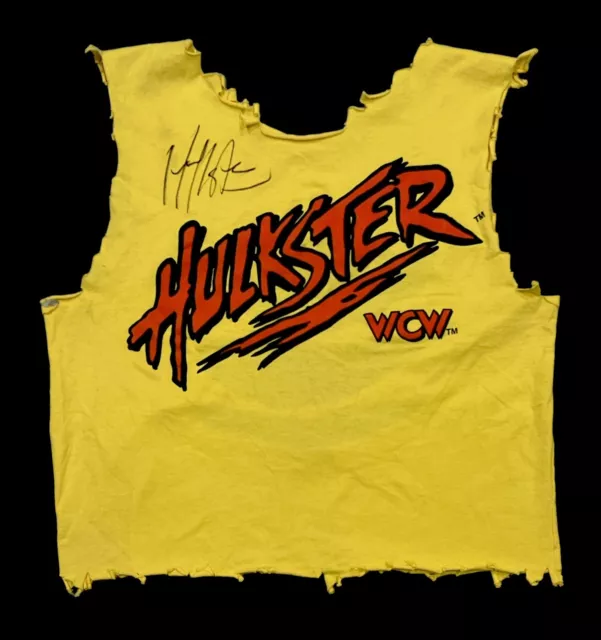 Wwe Hulk Hogan Signed Shirt Hulkster Wcw 1990S With Proof And Hogan Hologram Coa