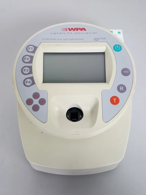 Biochrom WPA Spectrawave S1200 Diode Array Spectrophotometer Lab Spares/Repairs