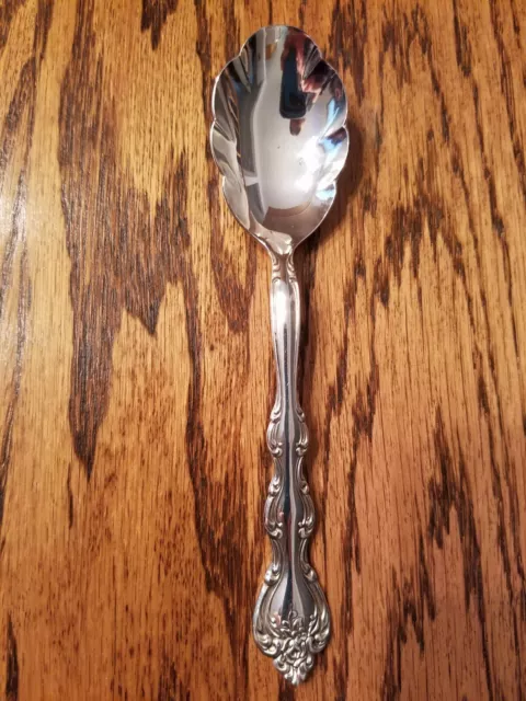 International Silverplate Interlude Sugar Shell Spoon 6"