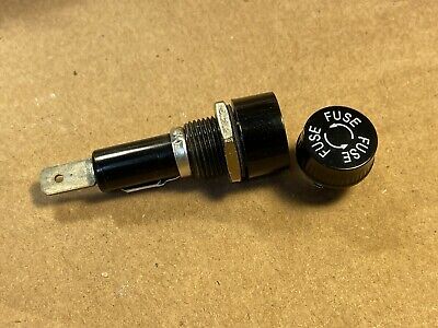 New 1960s Vintage-Style Fuse Holder Bayonet full-size for Tube Guitar Amp (Qty)