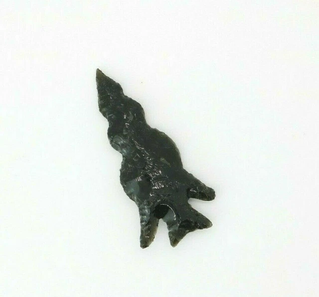 TED ORCUTT NORTHWEST COAST OBSIDIAN FLINT EXOTIC POINT - RARE - CIRCA 1900's