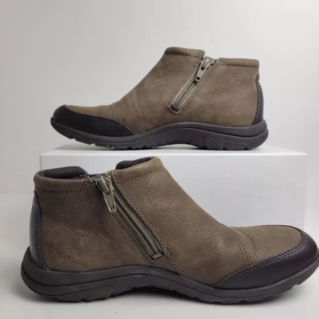 MERRELL DASSIE WOMEN'S Size 6.5 Ankle Boots Leather Char Brown $51.95 ...