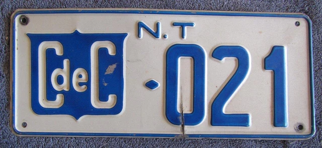 C DE C LICENSE/NUMBER PLATE # 021 $250.00 - PicClick AU