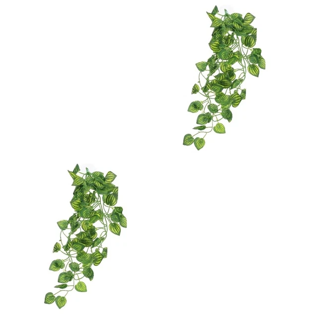2x Decoraciones de acuario Plantas de tortuga Terrario Plantas de hábitat Caracoles de mar falsos