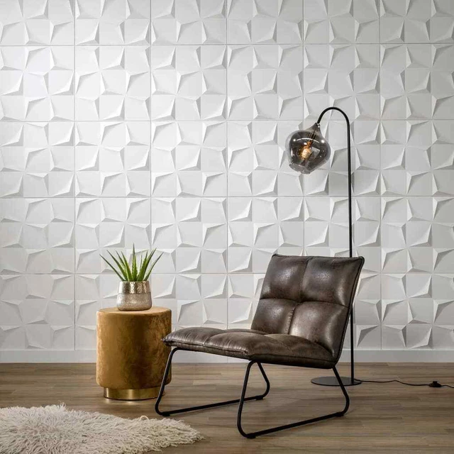 WallArt Paneles de pared 3D Beau 24 uds GA-WA28 WallArt