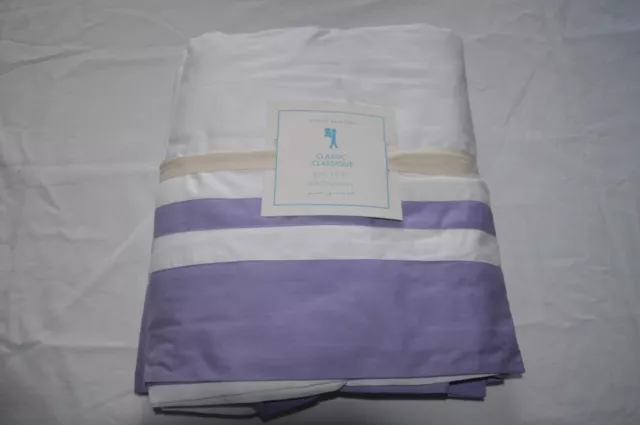 Falda de cama clásica Pottery Barn para niños reina púrpura lavanda
