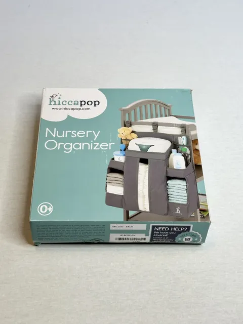 hiccapop Nursery Organizer and Baby Diaper Caddy | Hanging Diaper Organization