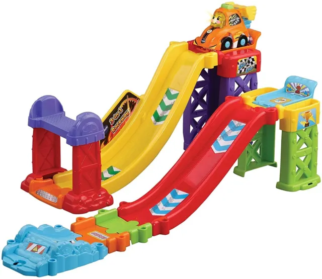 VTech Baby Toot Toot Drivers 3-in-1 Raceway Car Racing Track Ages 1+ Toy Play 3