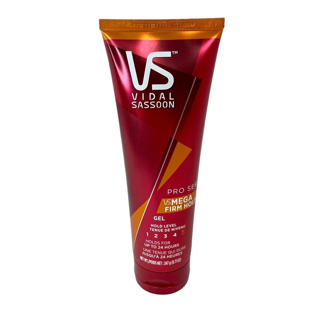 Vidal Sassoon Mega Firm Hold Gel 8.71oz Hair Pro Series Discontinued