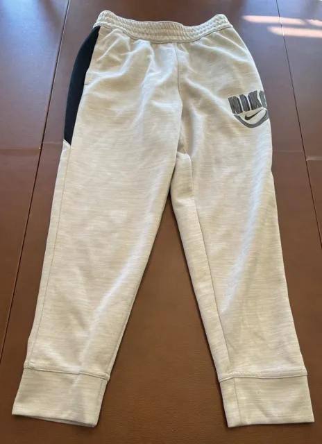 Nike Kids Boys  Sweatpants Gray Polyester BV3414 059. Mdium