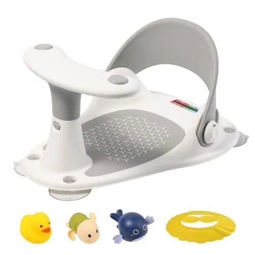 Baby Bath Seat LDIIDII Baby Bathtub Seat Infant Bath Seat for Babies 6