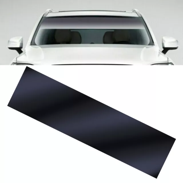 Car Sun Visor Strip Tint Film Front Windshield UV Shade Banner Accessory Decal