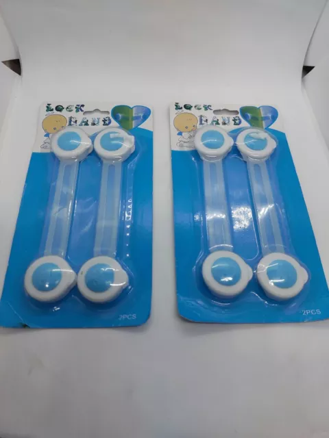 2 Lock Pand To Close Cabinets Refrigerator From Children For Protection Safety