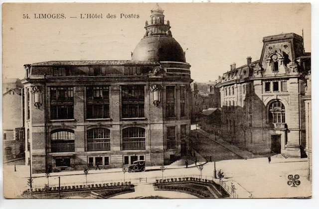 Theme LA POSTE - Post Office - CPA 87 - LIMOGES - Post Office 3