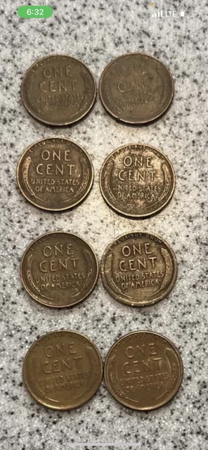 lincoln wheat cent penny lot
