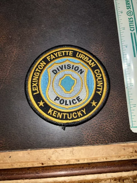 Obsolete Sheriff Police Department Office Patch Lexington Fayette Urban Kentucky