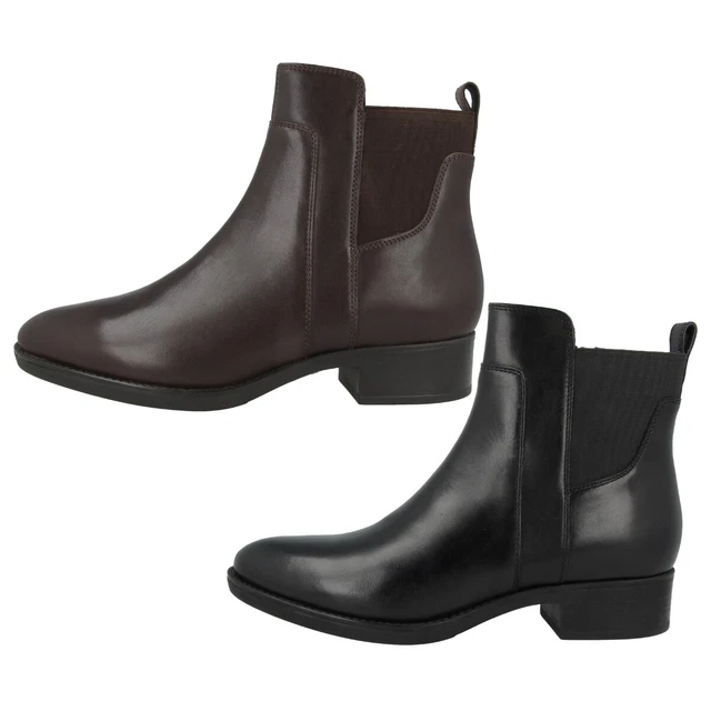 GEOX D Felicity G Femme Bottines Bottes Chaussures D'Hiver Bottes D'Hiver