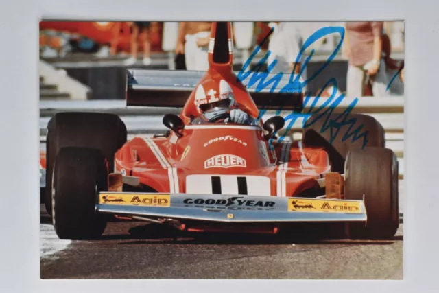 Clay Regazzoni -  - original Autogramm -  - Autogrammkarte