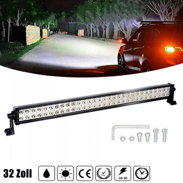 32 Zoll 180W LED Lichtleiste Led Light Bar Arbeitsscheinwerfer für Auto JEEP 4WD