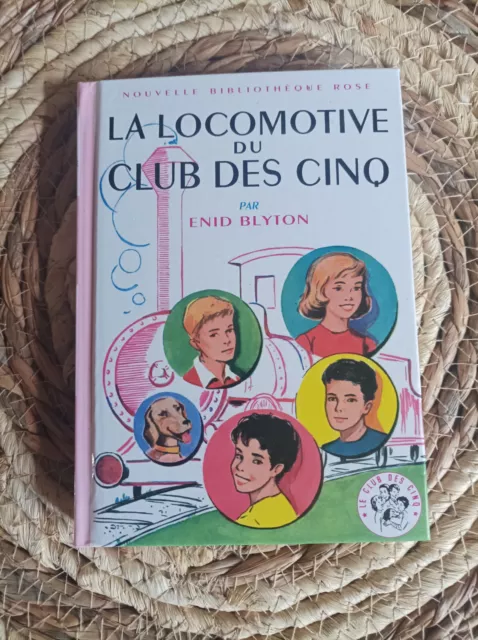 Livre La Locomotive Du Club Des Cinq Enid Blyton Bibliotheque Rose Hachette Tbe