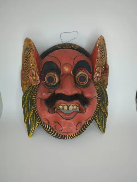 Vintage Tribal Mask Wooden Wall Hanging Decor hand carved Wood Masks
