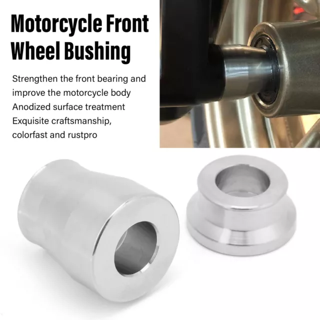 Motorcycle Front Wheel Bushing Precise Anodized Surface Colorfast Rust Proof GDS