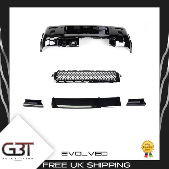 Copertura Paraurti Posteriore Per Range Rover Evoque 2012-2018 - In ABS, Colore Nero, Solo Per Modelli Pure, Sostituzione Aftermarket Facile Da Installare