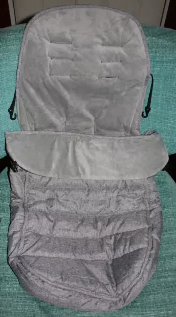 Toddler Baby Cosytoes Footmuff Gray Plush Super Soft Warm Cover Stroller Bunting