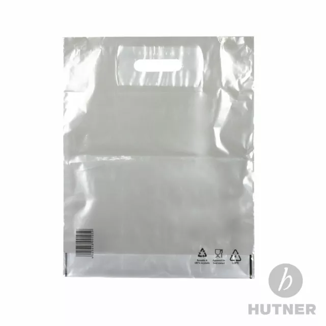 Plastiktaschen 38x45cm transparent umweltfreundlich LDPE-COEX Folie 50my Taschen