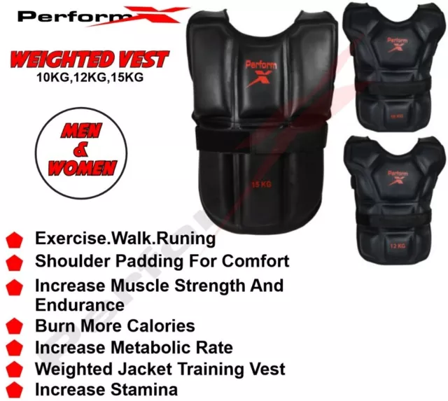 Weighted Vest Exercise Jacket Running Weight Loss Jacket Fitness Training Walk