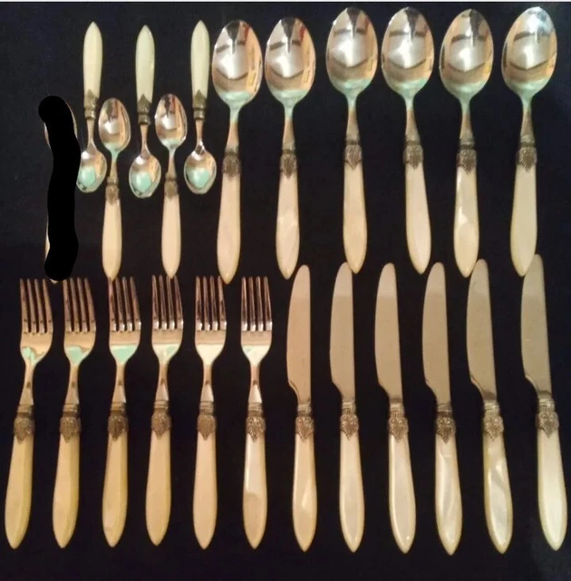 Kom Amsterdam Murano, , Besteck italienischer Charme, 23Teile