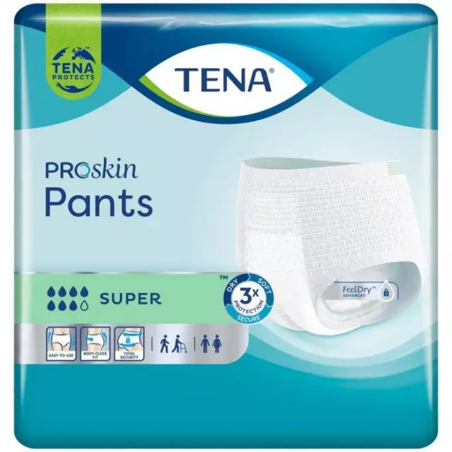 72 x TENA Hose Super - Medium - Etui - 6 Packungen mit 12 Inkontinenzhose 2