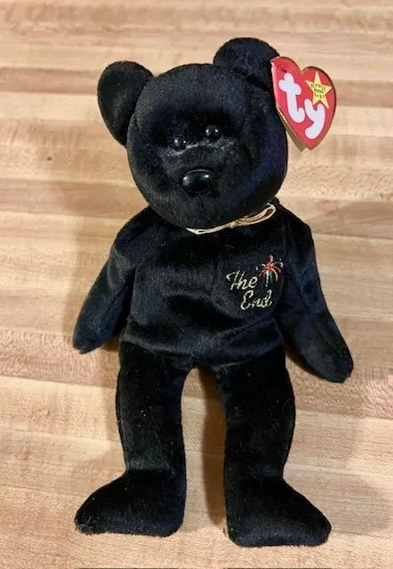 Ty Beanie Baby The End Bear NEW *Mint Condition* RARE With 4 ERRORS! MUST SEE!