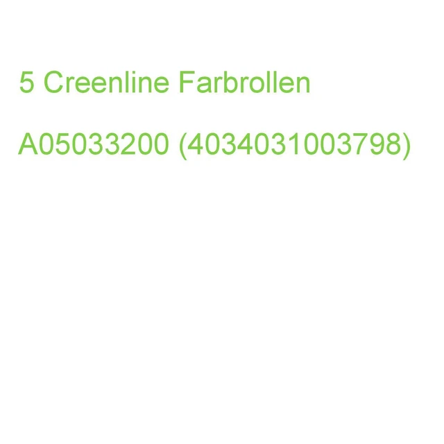 Creenline Farbrollen, 5 St. A05033200 (4034031003798)