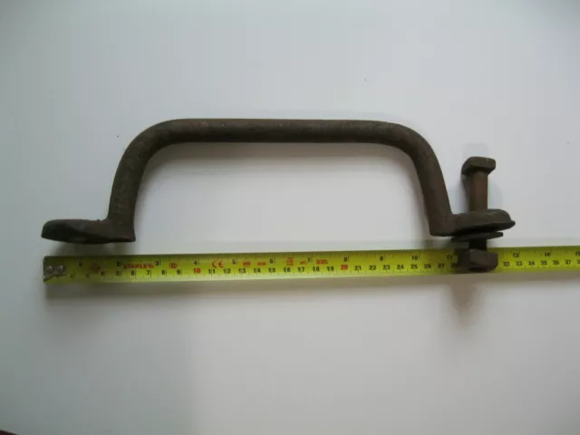 Old Vtg. Antique Rusty and Weathered Door Pull Handle Rustic Primitive Hardware