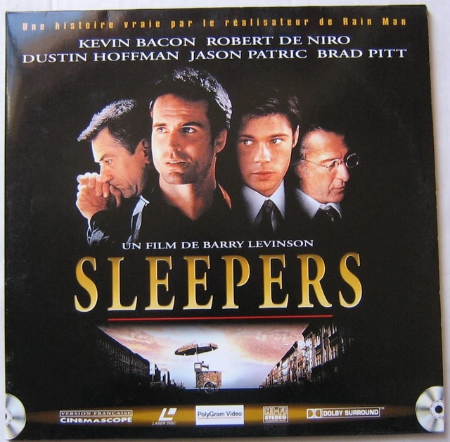 SLEEPERS (LASERDISC) KEVIN Bacon Brad Pitt Robert De Niro Dustin