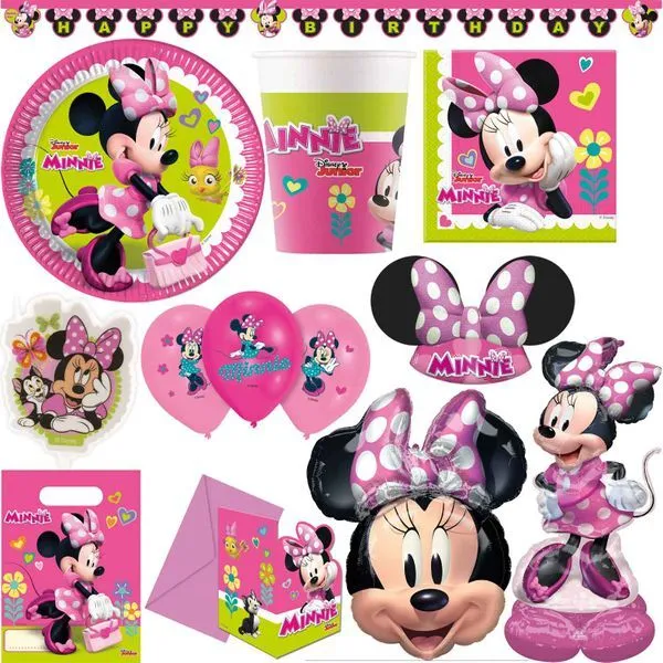 Minnie Mouse Kindergeburtstag Einhorn Minnie Maus Geburtstag Dekoration Party