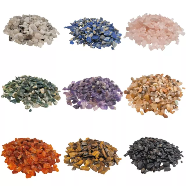 1KG Bag Gemstone Chips Natural Loose Stones Bulk Wholesale Crystals Gravel