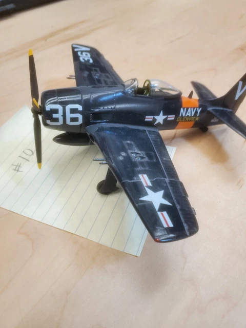GRUMMAN F8F-1 BEARCAT Model Airplane 1/72 Scale Plastic Model $40.00 ...
