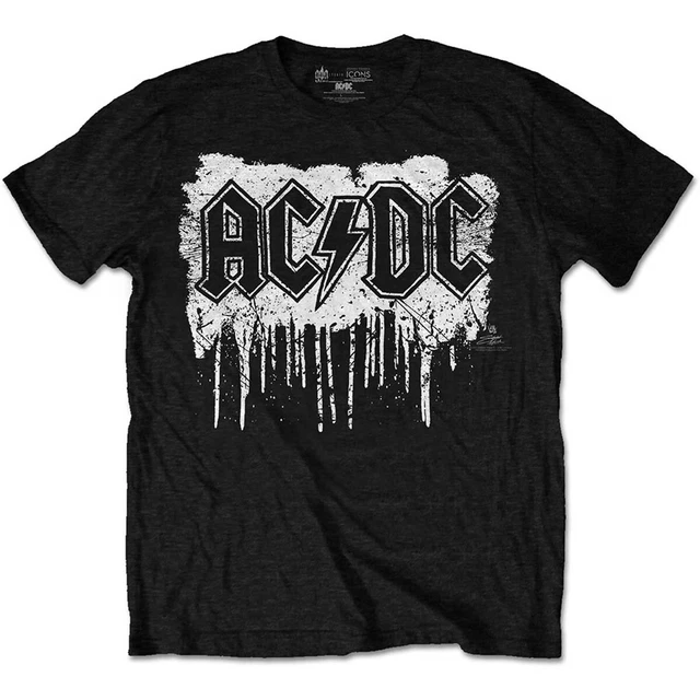 AC/DC DRIPPING LOGO oficial Camiseta para hombre EUR 25,78 - PicClick FR