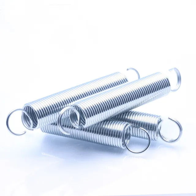 Expansion Tension Extension Spring 0.9mm Wire Dia 30-318mm Length Zinc Plated