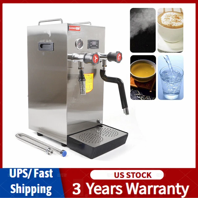 Commercial Milk Frother  Full-Automatic Steam Boiling Water Frothing Machine 8L