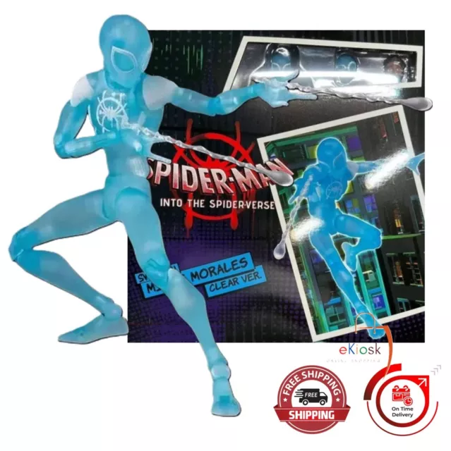 Spider Man Into The Spider Verse Invisible Miles Morales Action Figure Toy Gift