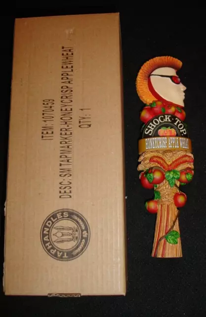 *New* Shock Top - Honeycrisp Apple Wheat - Beer Tap Handle - 10 1/2"