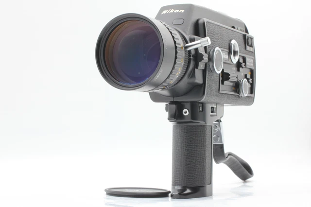¡TODO funciona! [Casi como nuevo] Cámara de cine Nikon R10 Super8 8 mm lente cine 7-70 mm JAPÓN