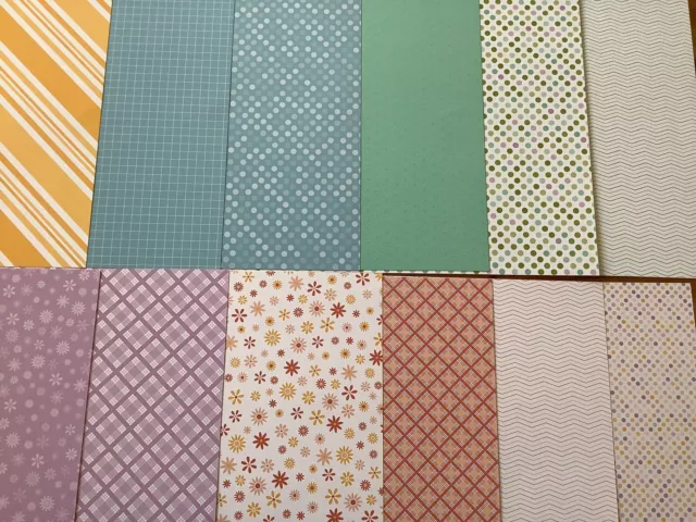 Stampin Up Designerpapier  *Fröhliche Muster * 24 Blatt in 6x6 Zoll