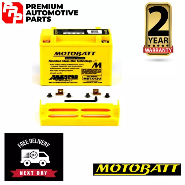 Motobatt Battery 12v 14AH HONDA FL350R Odyssey 1985