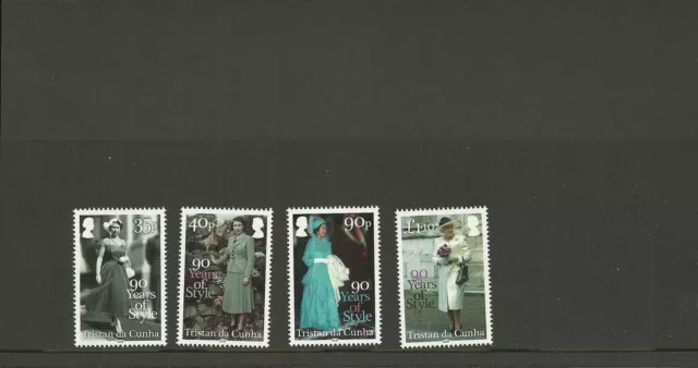 Tristan Da Cunha 2016 Queens 90Th Birthday Set Mnh