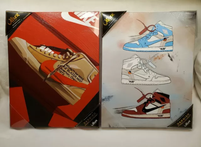 Oliver Gal Nike Air Jordan 1 Louis Vuitton canvas painting 20x28 Jordan  Retro 1