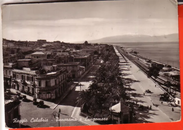 Cartolina  Reggio Calabria  B/N  Viaggiata 1954   Regalo